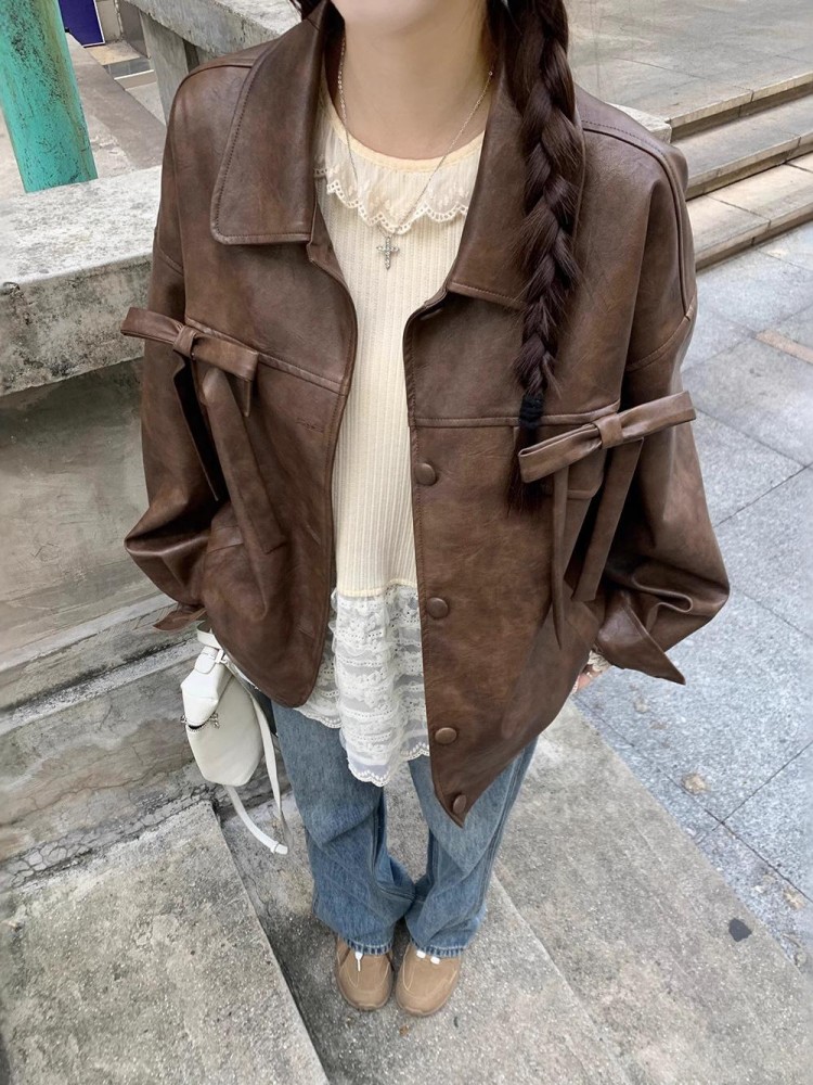 Biker Jackets Womens Jacket Ja - Women'S Fashion Utility Jacket reseña y precio