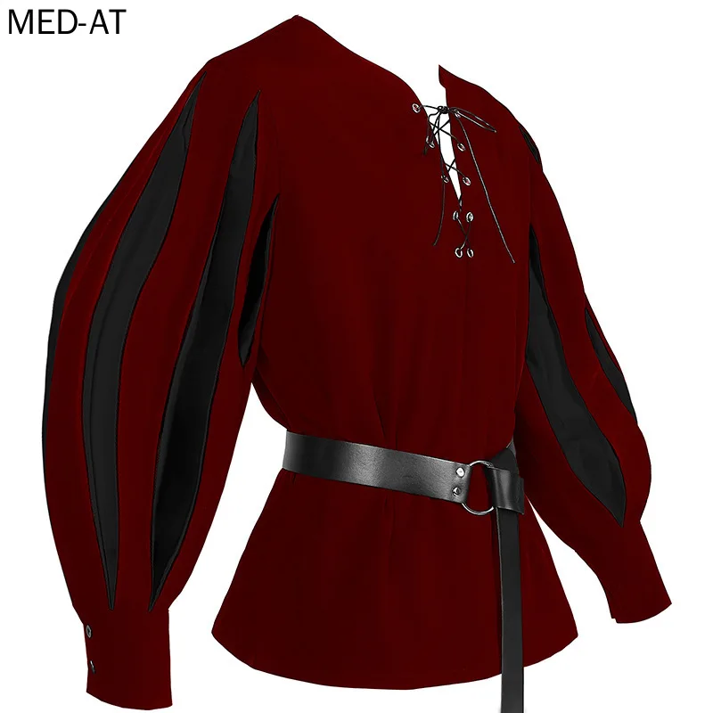 Men's Medieval Cosplay Hallowe - Belted Shirt Dress reseña y precio
