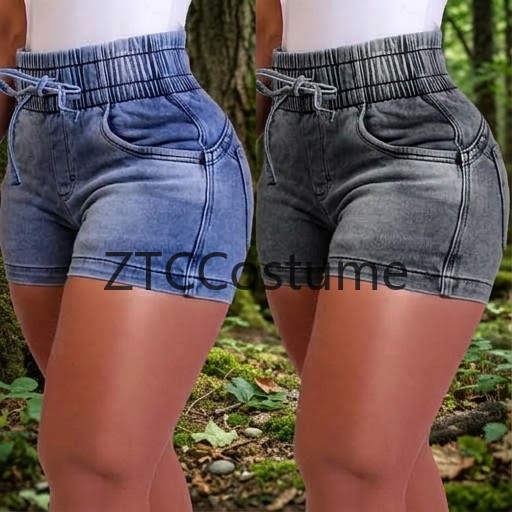 Cosplay Women Denim Shorts Hig - Denim Shorts Women reseña y precio