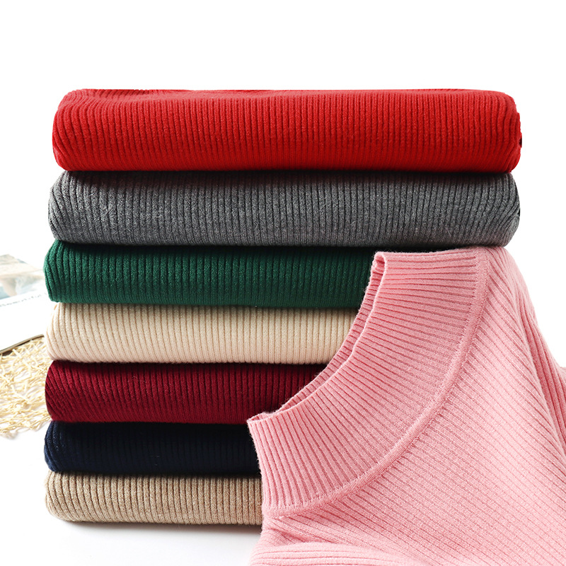 2026 Autumn Winter Long Sleeve - Ribbed Knit Sweater reseña y precio