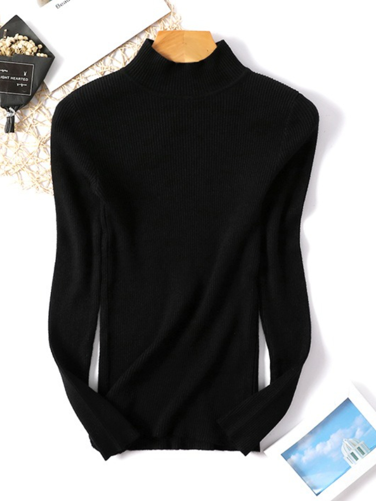 2026 Autumn Winter Long Sleeve - Ribbed Knit Sweater reseña y precio