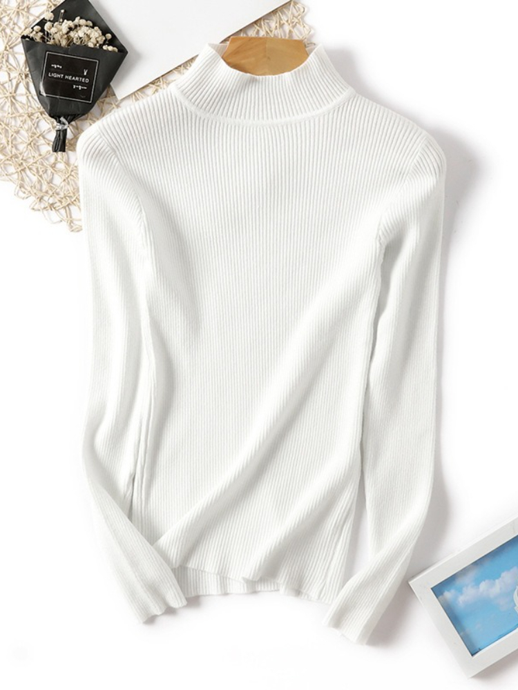 2026 Autumn Winter Long Sleeve - Ribbed Knit Sweater reseña y precio