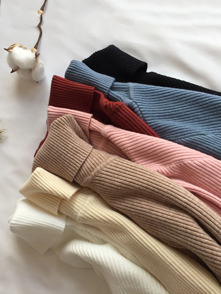 2026 Autumn Winter Thick Sweat - Ribbed Knit Sweater reseña y precio