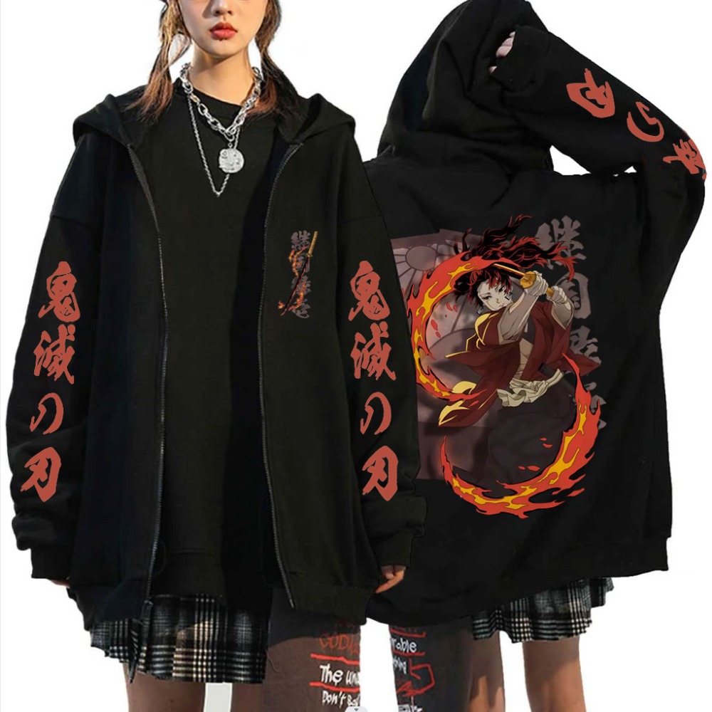 New Demon Slayer Tsugikuni Yor - Women'S Fashion Zip Up Hoodies reseña y precio