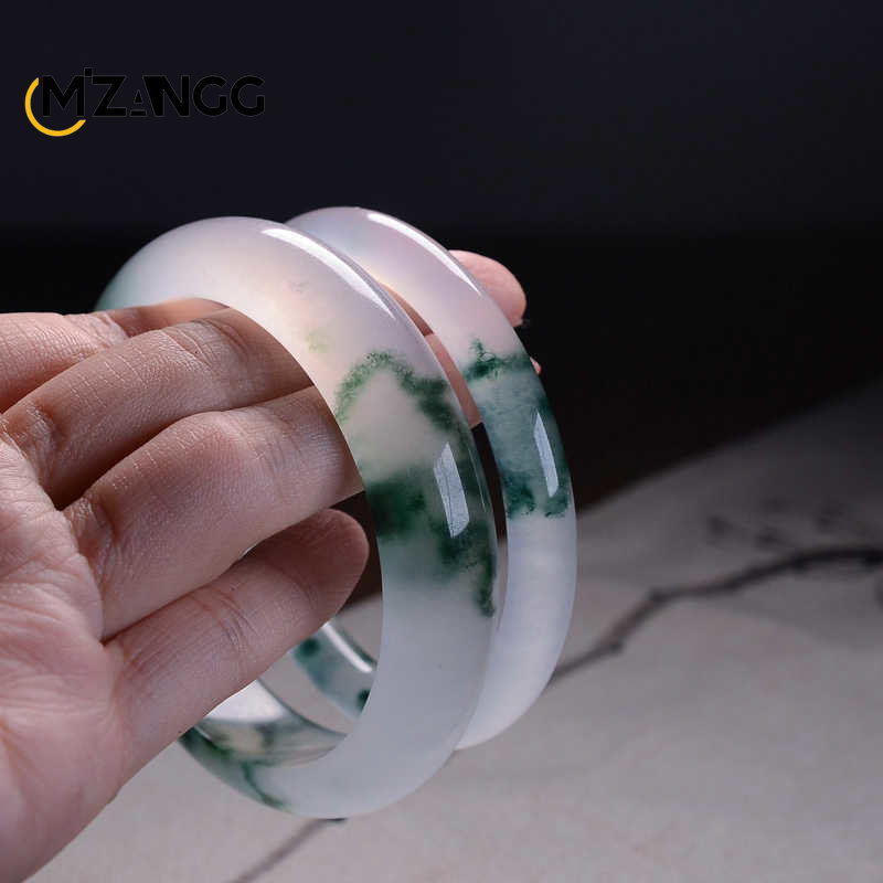 Natural Green Jadeite Bangle J - Women'S Fashion Jewellery reseña y precio