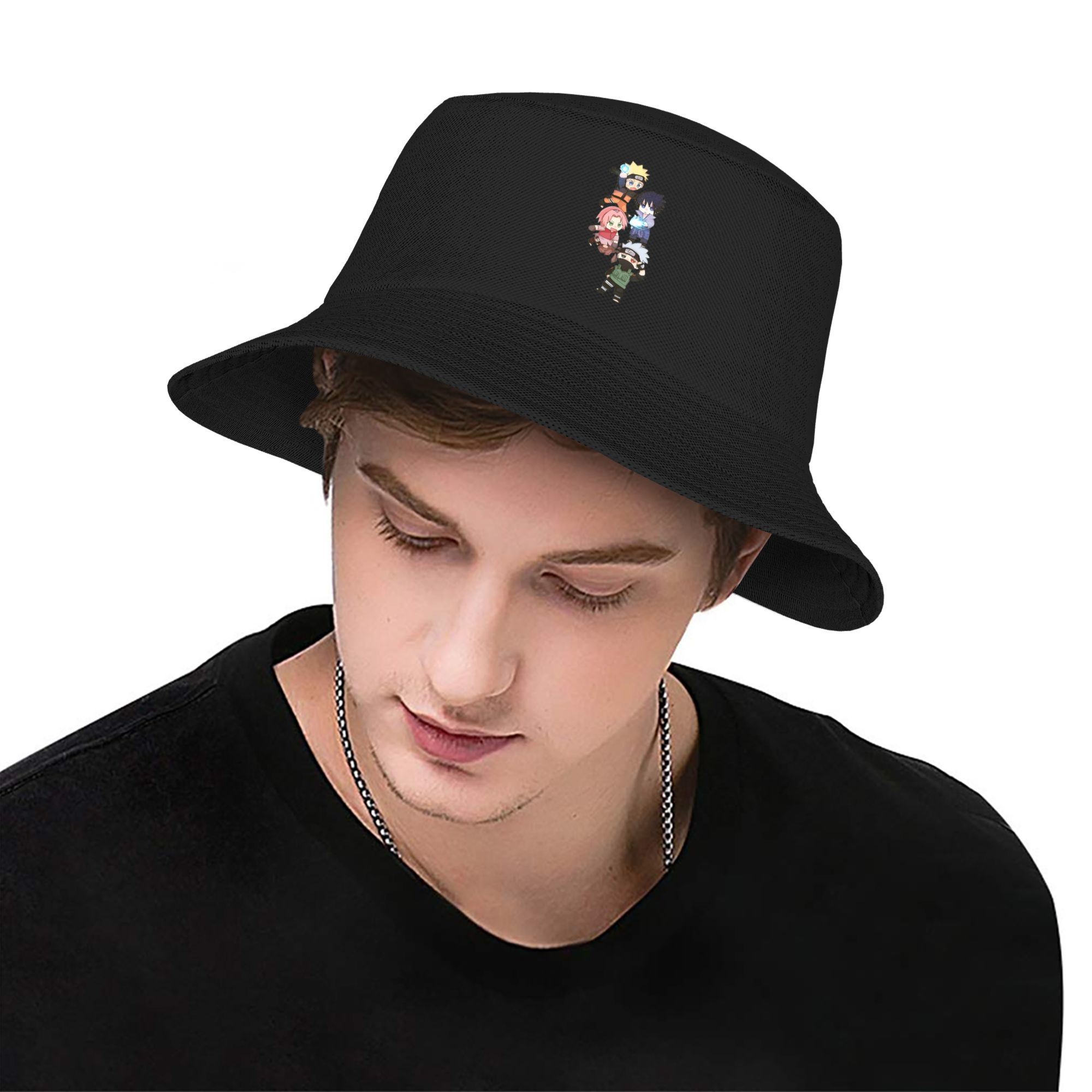Custom N-Narutoes Uzumaki Buck - Bucket Hat Women reseña y precio