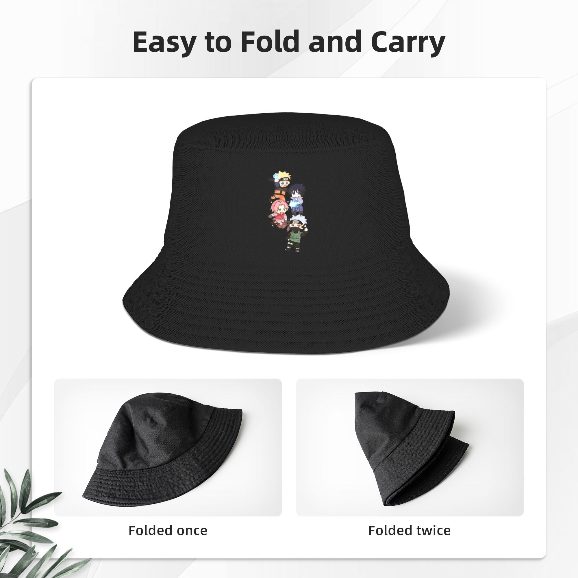 Custom N-Narutoes Uzumaki Buck - Bucket Hat Women reseña y precio