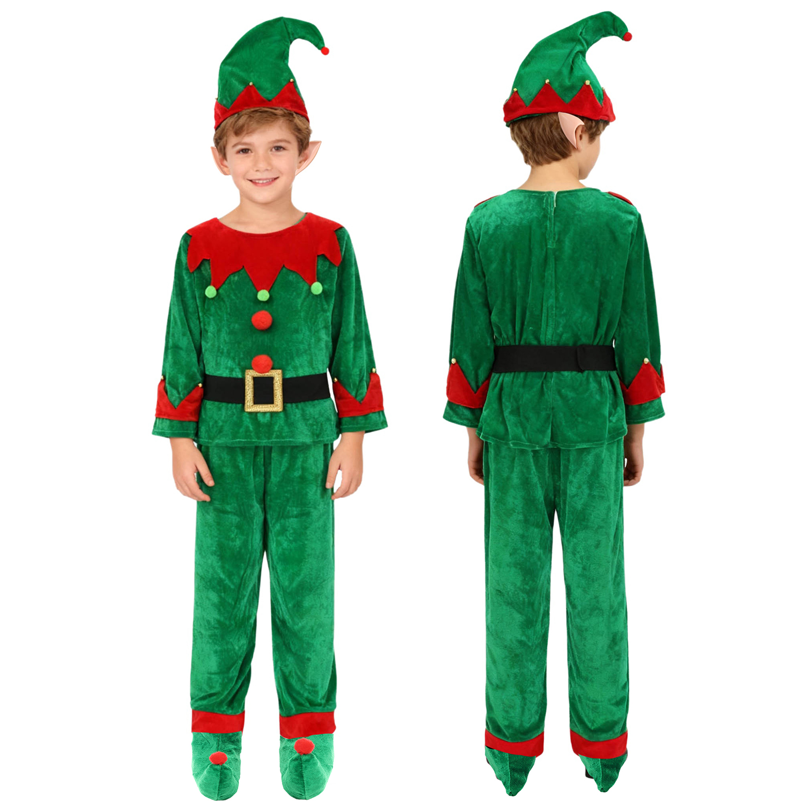 Boys Christmas Santa Claus Cos - Belted Shirt Dress reseña y precio
