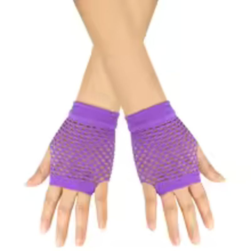 1Pair Short Fishnet Net Gloves - Women'S Fashion Vogue reseña y precio