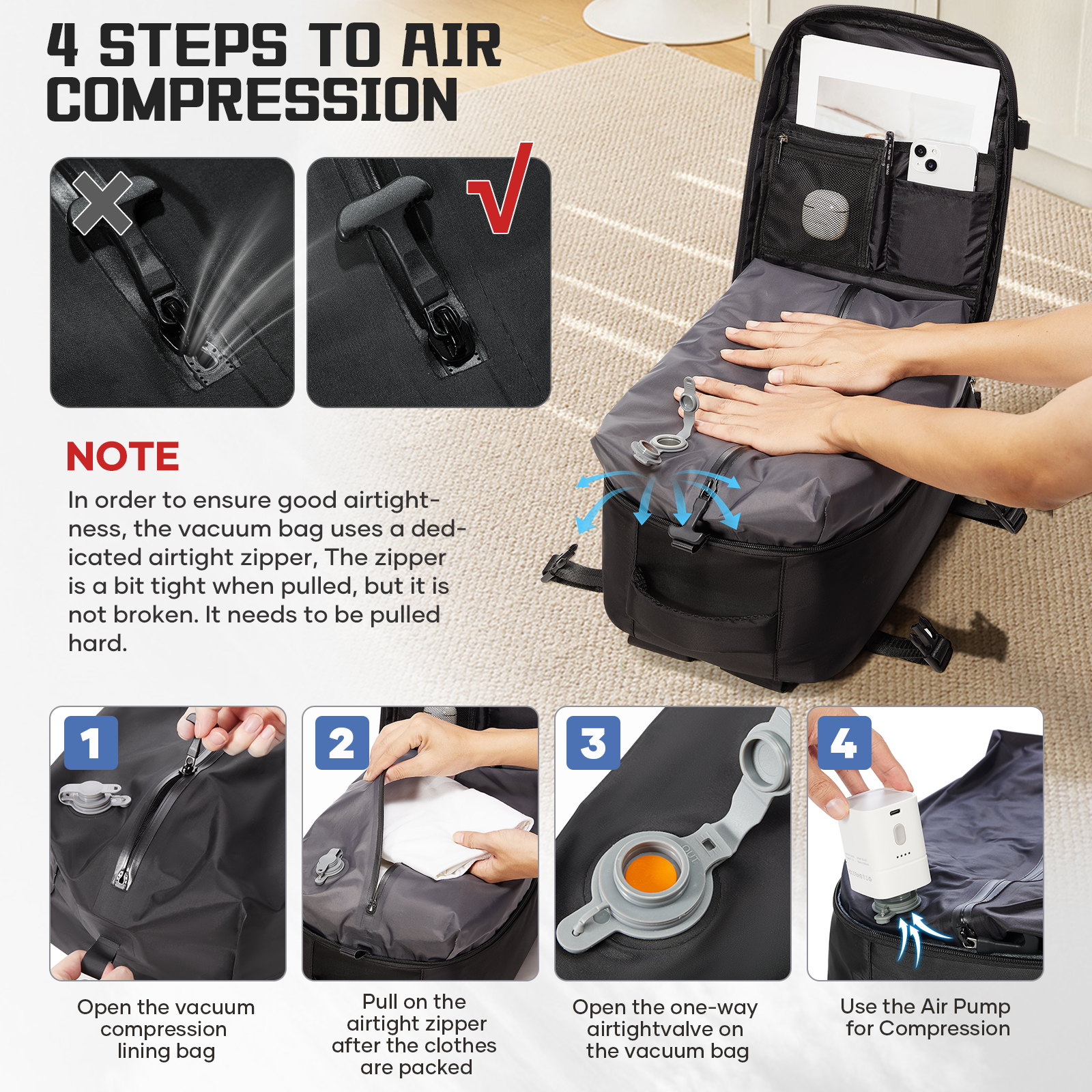 Women Backpack Vacuum Backpack - Women'S Fashion Belts reseña y precio