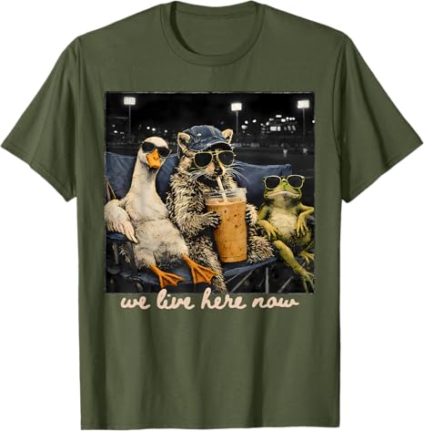 Funny Goose Raccoon Frog Baseb - Women Fashion Now reseña y precio