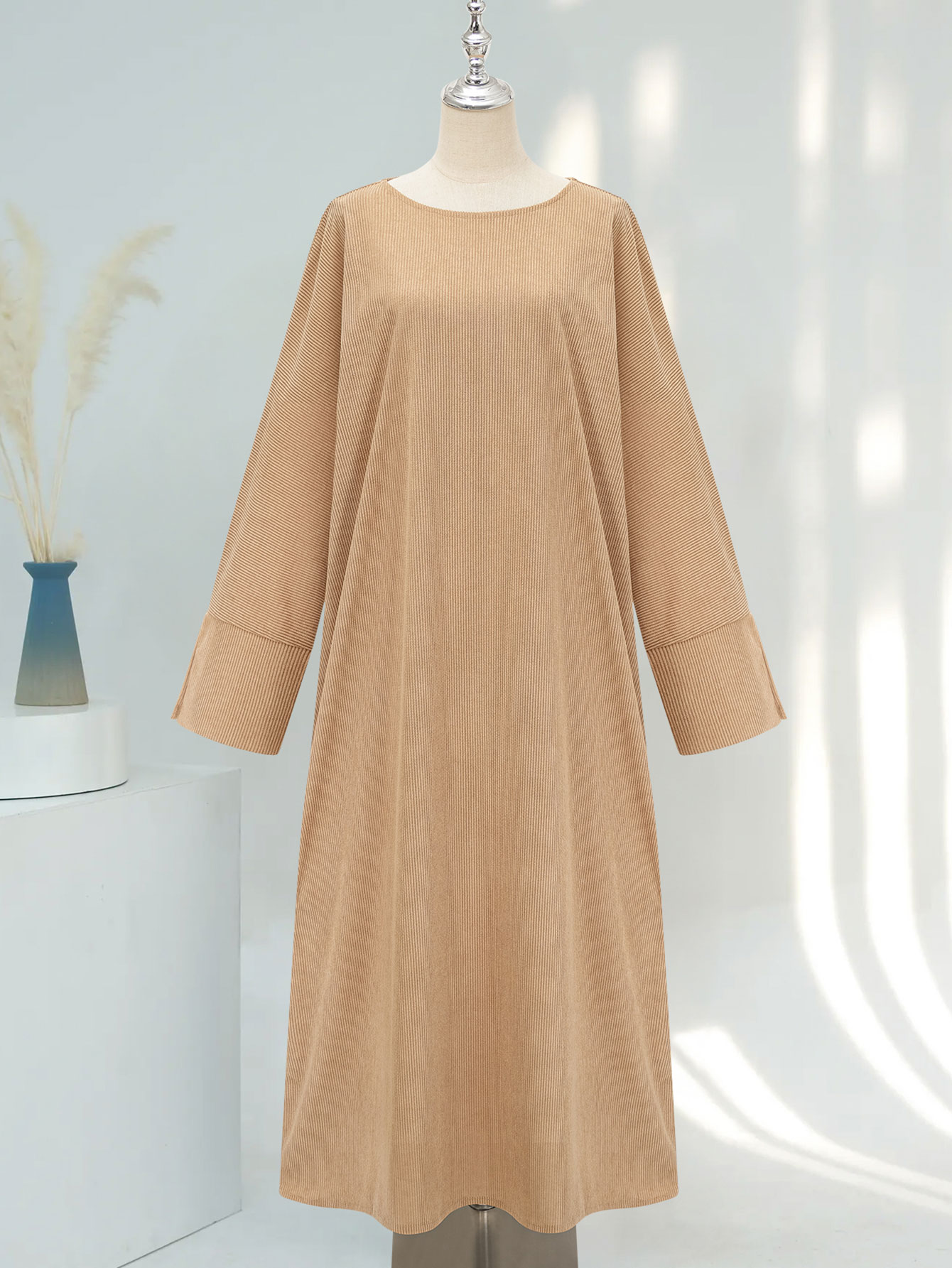 Corduroy Ramadan Dubai Abaya D - Turkey Women Fashion reseña y precio