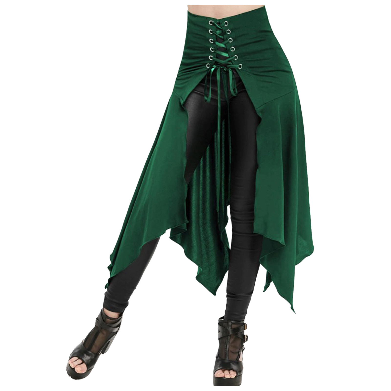Gothic Skirt Black Medieval Vi - Women'S Fashion Kilt reseña y precio