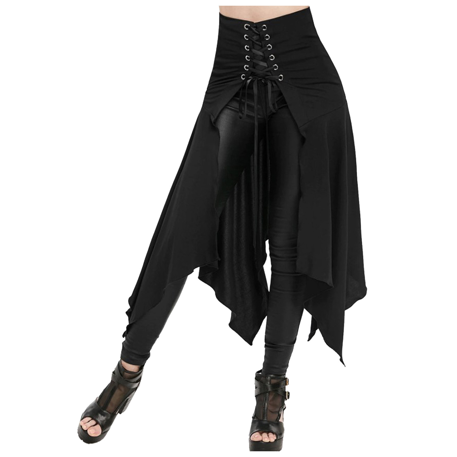 Gothic Skirt Black Medieval Vi - Women'S Fashion Kilt reseña y precio