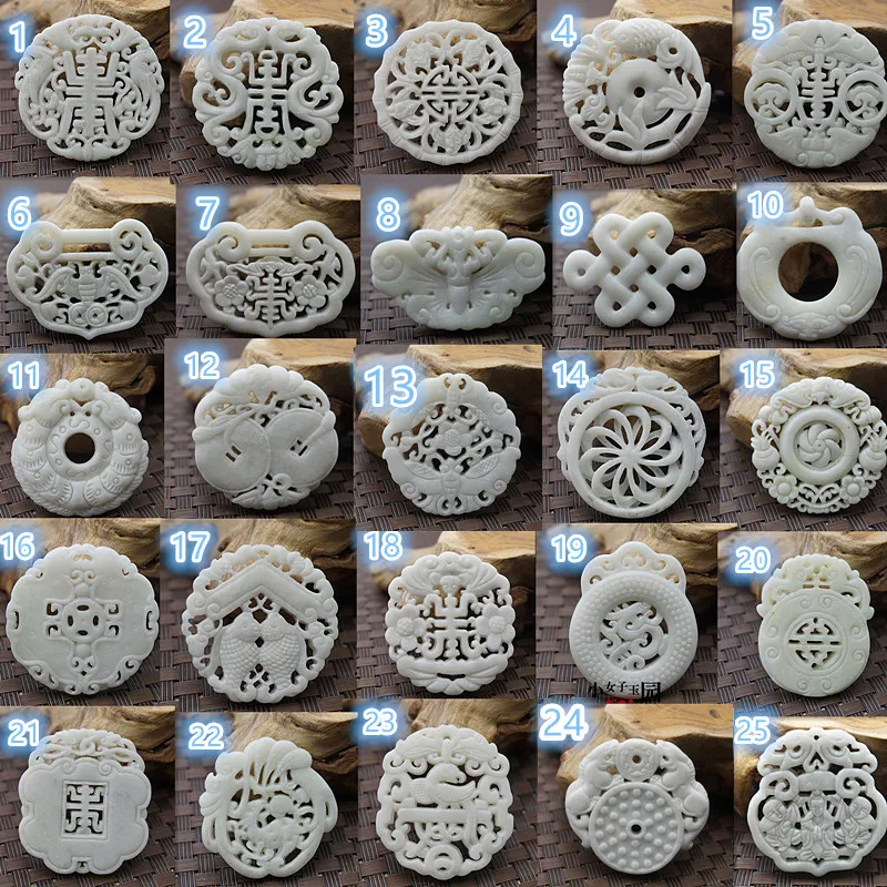 Natural White Jade Carved Luck - Women'S Fashion Jewellery reseña y precio