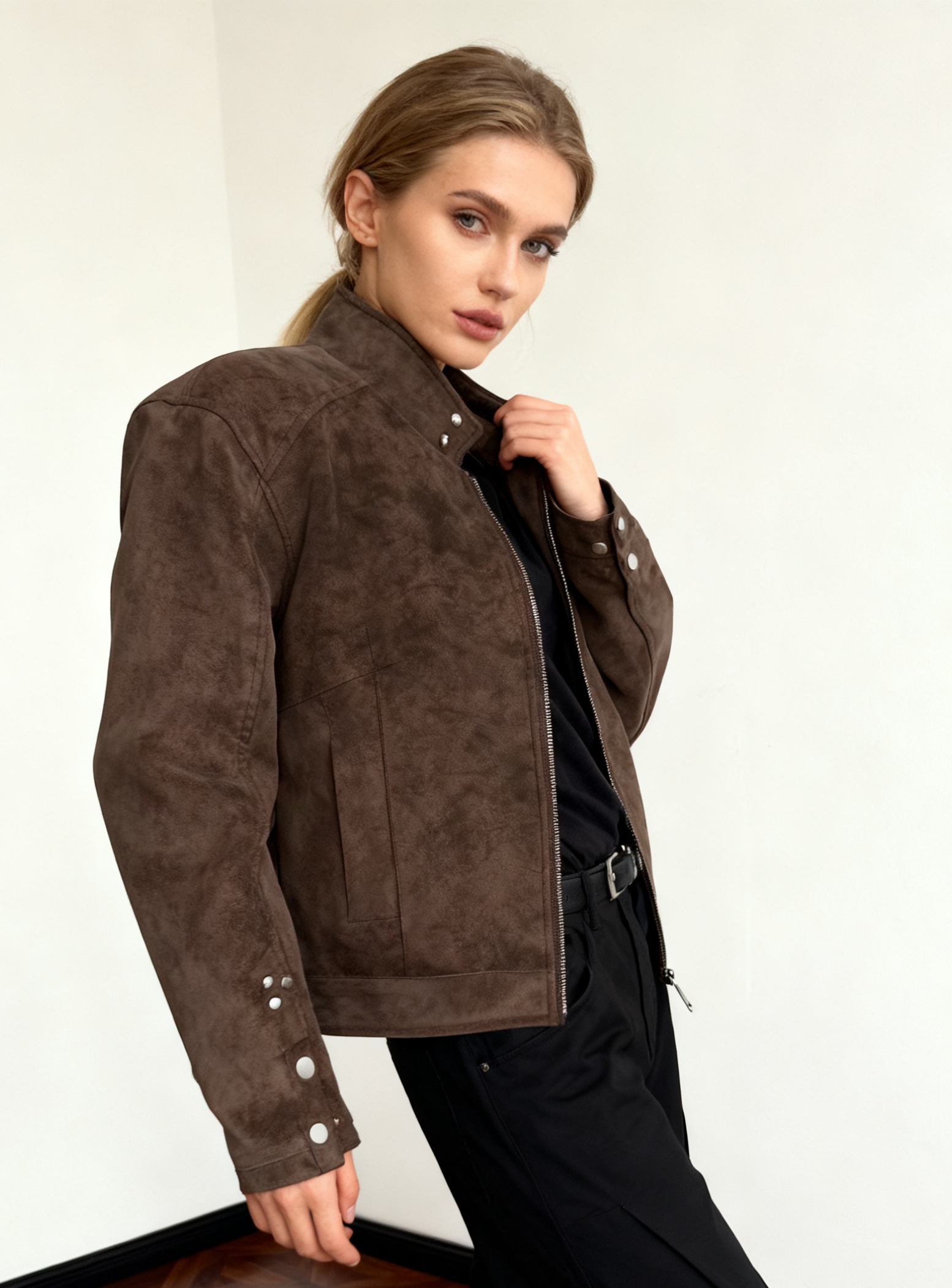 Biker Jackets Womens Jacket El - Women'S Fashion Utility Jacket reseña y precio