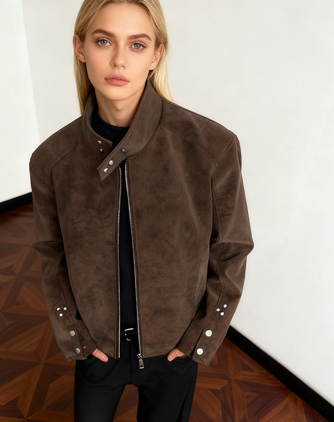 Biker Jackets Womens Jacket El - Women'S Fashion Utility Jacket reseña y precio