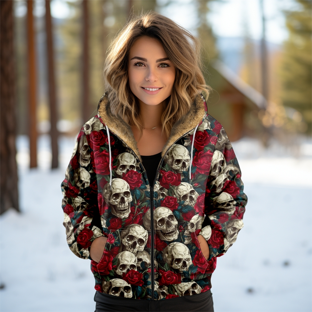 Y2K Gothic Women's Hoodie Hear - Women'S Fashion Zip Up Hoodies reseña y precio