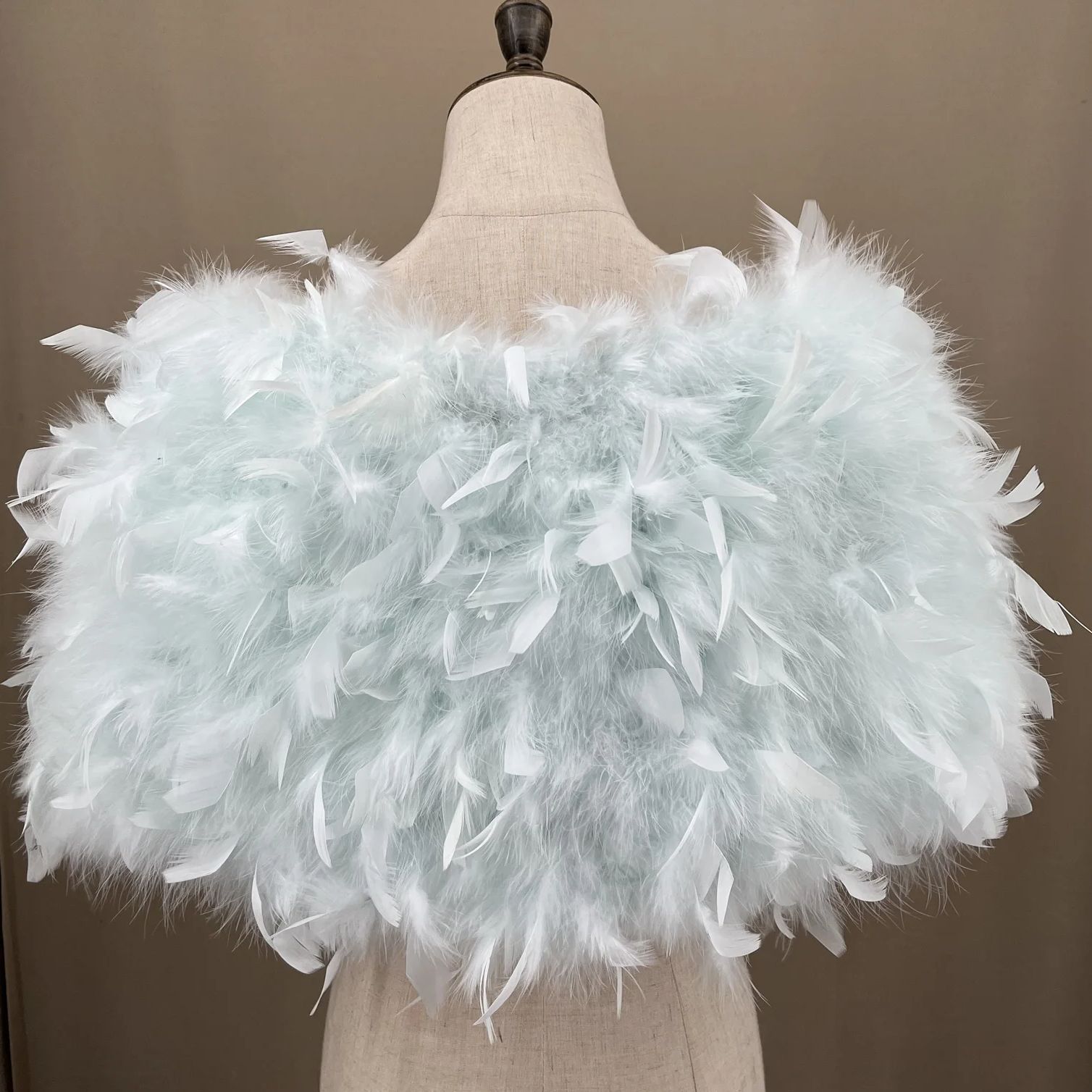 Real Turkey Feather Shawl with - Turkey Women Fashion reseña y precio