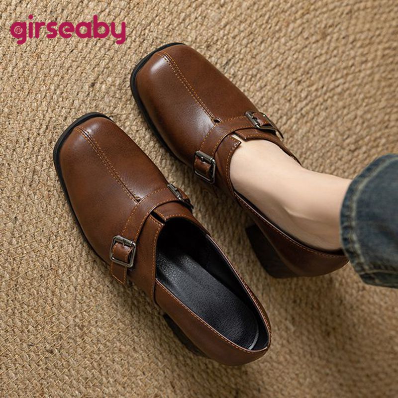 Girseaby Vintage Women Pumps S - Women'S Fashion Belts reseña y precio