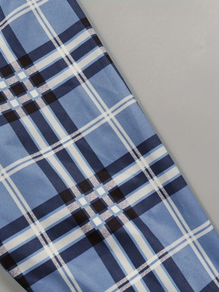 Women Plaid Shirt Dress Elasti - Belted Shirt Dress reseña y precio